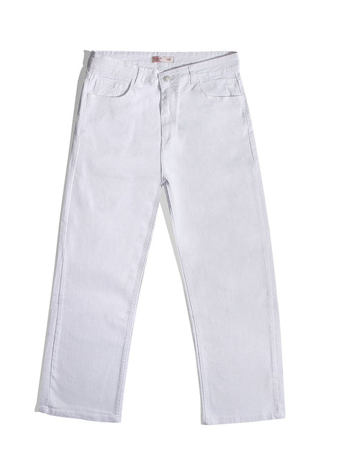 White Wide Gabardine - Khotwh